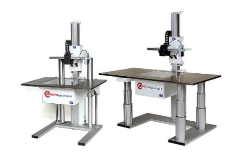 Motorised downdraft photography workstation